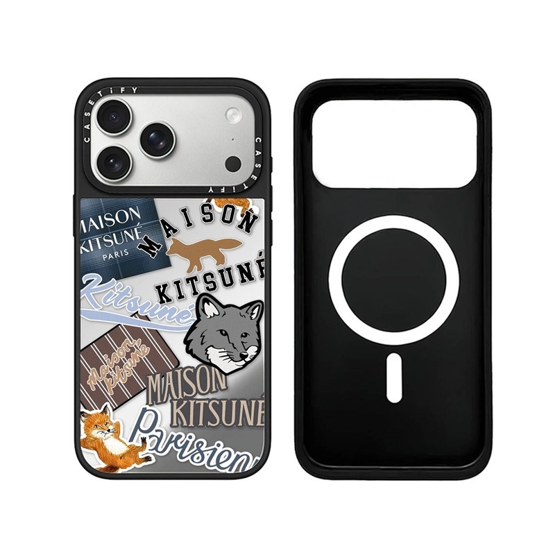 Jual Casetify Maison Kitsune Fox Medley Magnetic phone case iPhone
