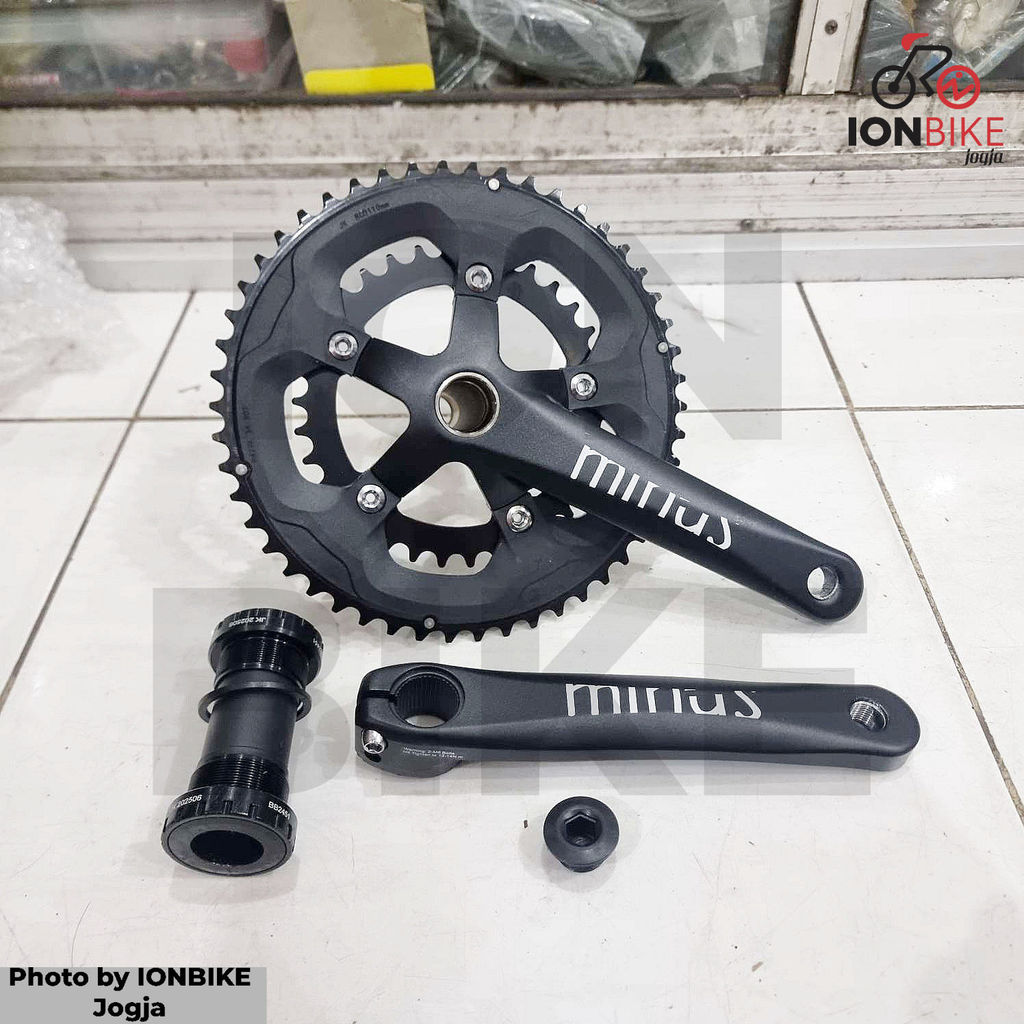 Jual Crank Minus By XLR8 50-34T 170mm Bonus BB Rasa Ceramic - Crankset ...