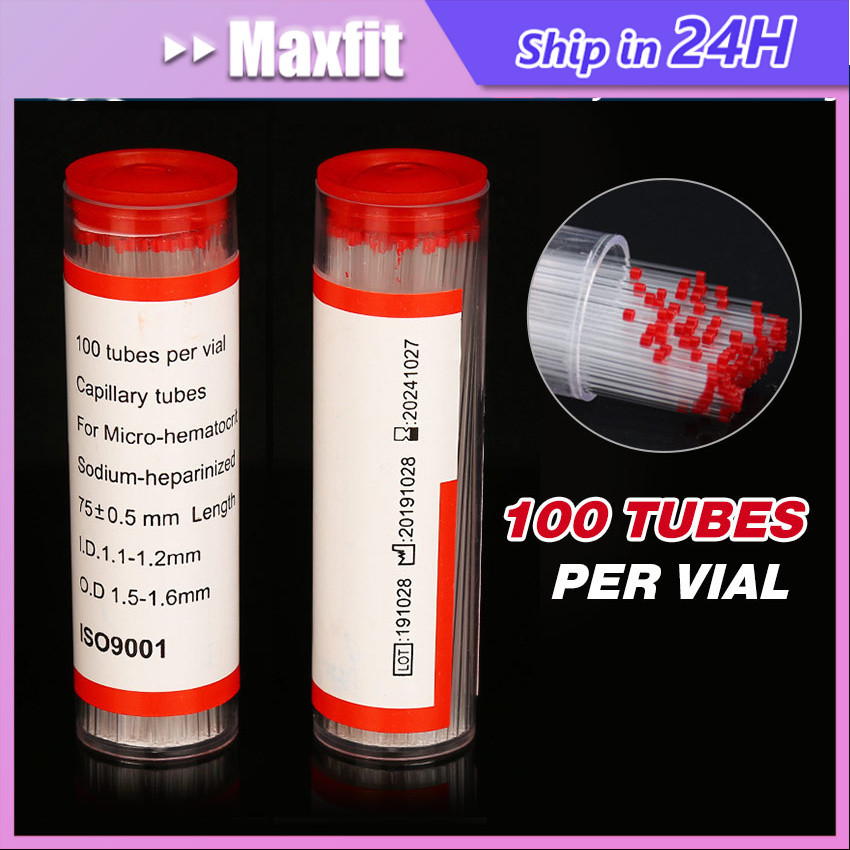 Jual Tabung Pipa Kapiler Tabung Hematokrit Haematocrit Mikro Kapiler ...