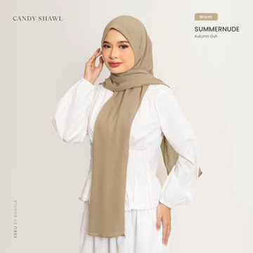 Khayla Indonesia Segiempat Rasa Pashmina Voal Arabian Candy Shawl Kerudung Segi Empat