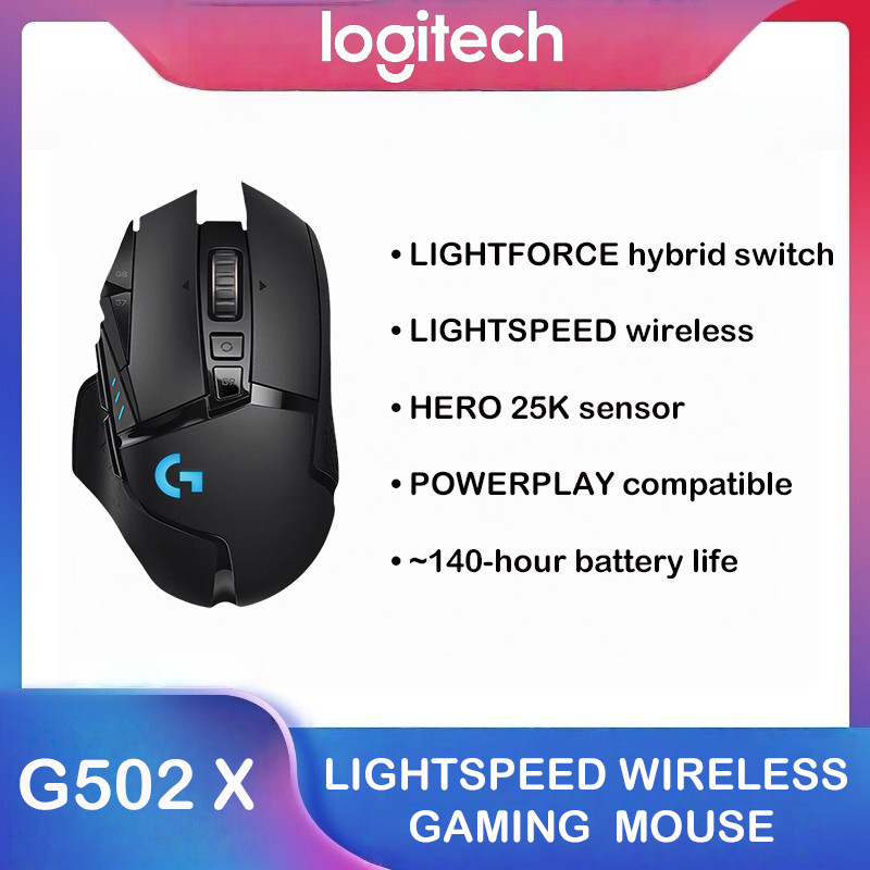 Jual Logitech G502 X LIGHTSPEED 102g Wireless Gaming Mouse Hero 25K ...