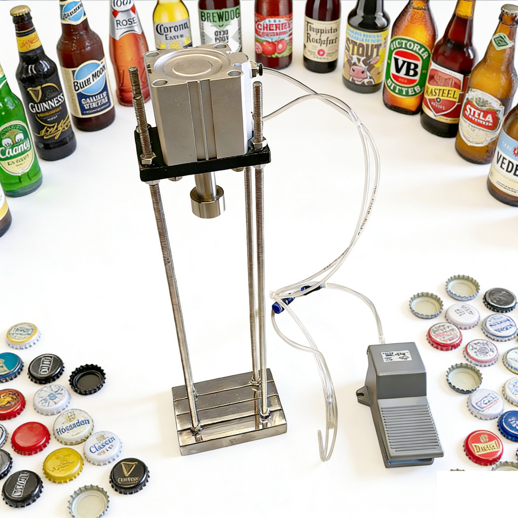 Jual Beer Crown Cap Capping Machine Drink Juice Soda Capper Device ...