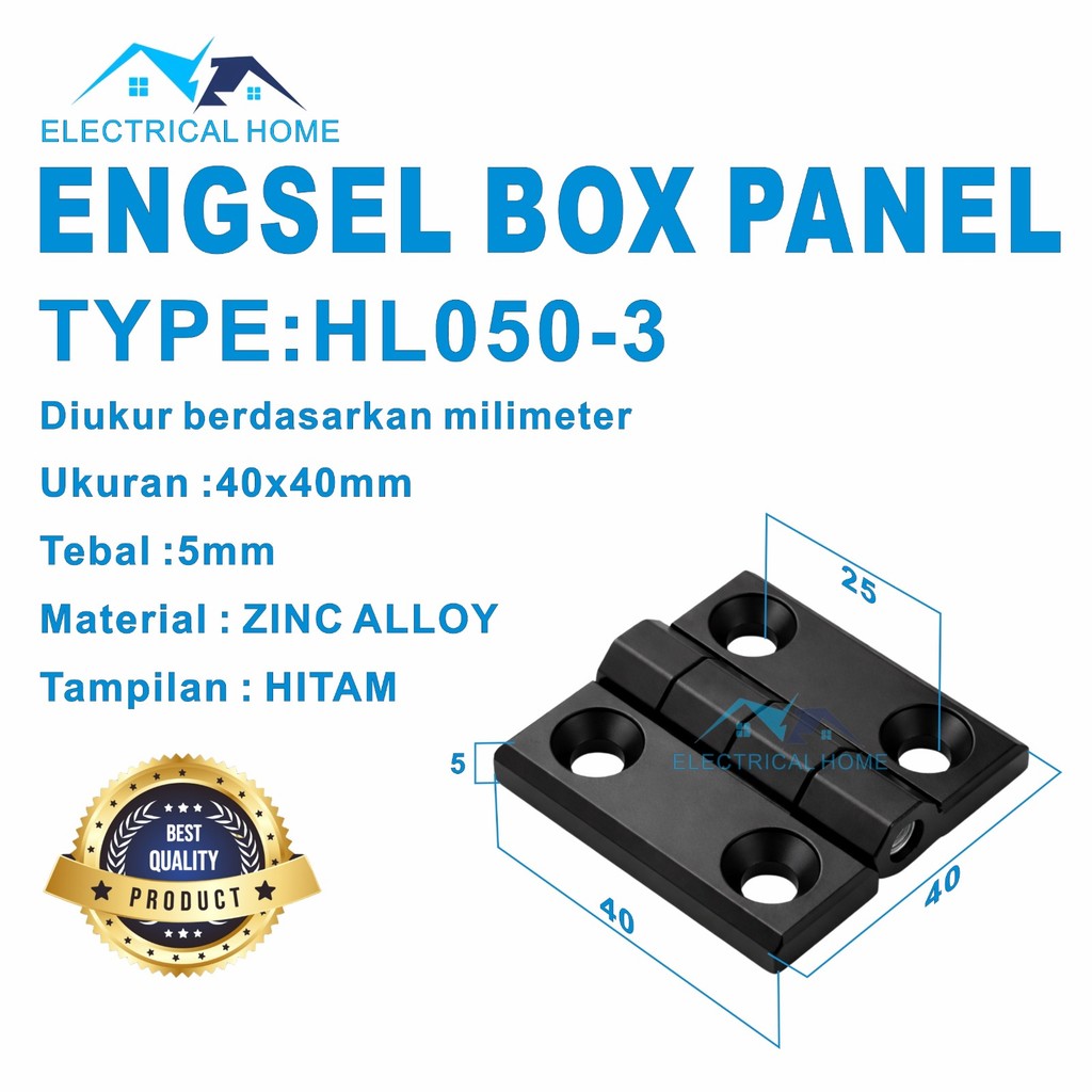 Jual Engsel Box Panel HL050-3 (40x40mm) | Shopee Indonesia