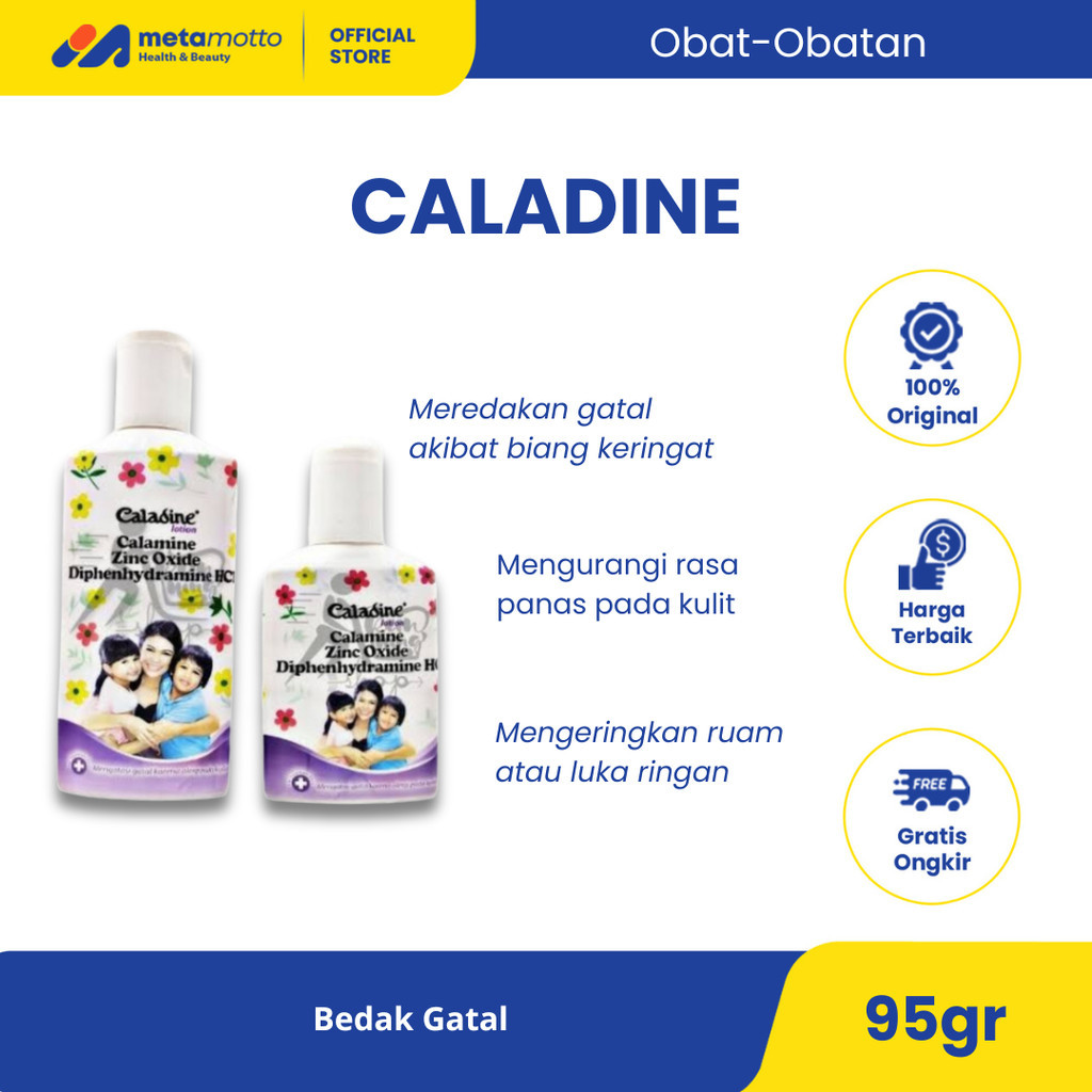 Jual Caladine Lotion Berbagai Ukuran (60ml dan 95ml) - Metamotto ...