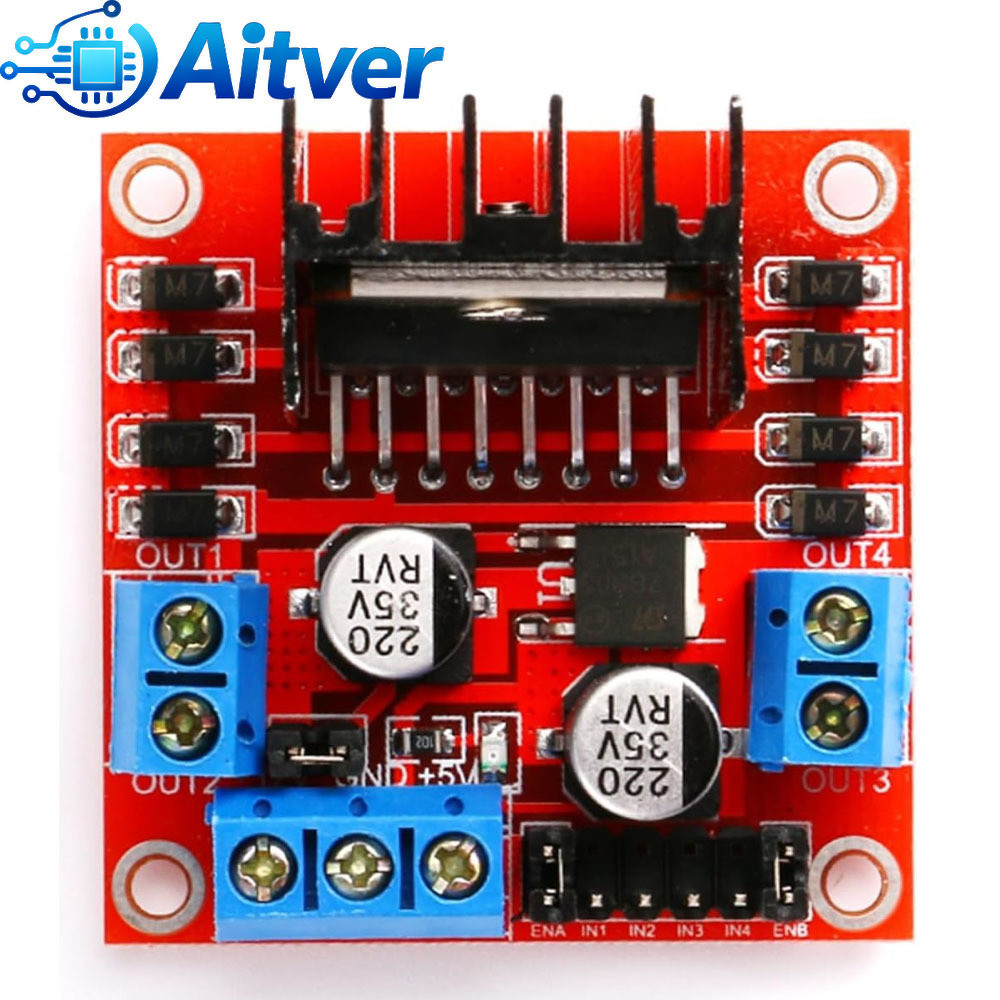 Jual Modul Pengendali Motor Dual H-Bridge L298N, Papan Pengontrol Motor ...