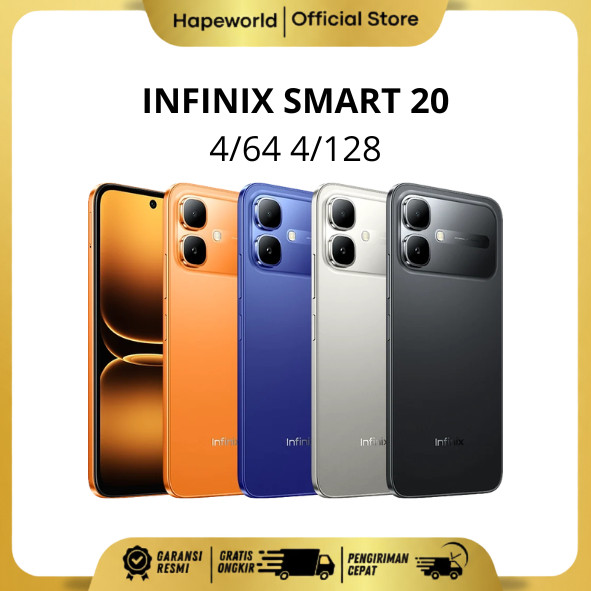 INFINIX SMART 20 (4/64GB) (4/128GB) - GARANSI RESMI