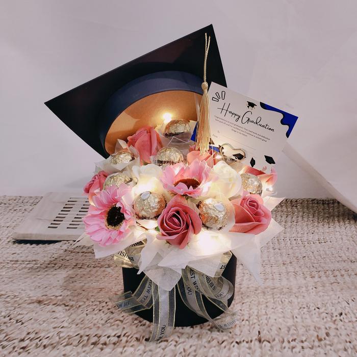 Jual Promo Topi Wisuda Bunga Unik - Bunga Matahari - Kado Guru Murah ...