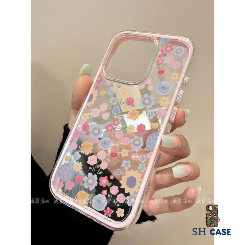 Jual Bunga Kecil Girl Tanaman Pink Blue Green Black Casing Hp Iphone 17 ...
