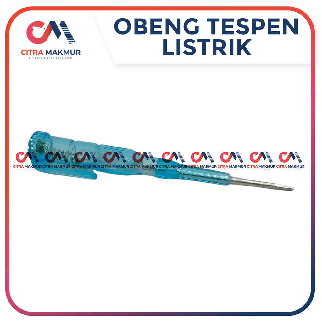 Jual Obeng Tespen Kecil Tester Sensor Arus Listrik Plastik Biru Tes Pen ...