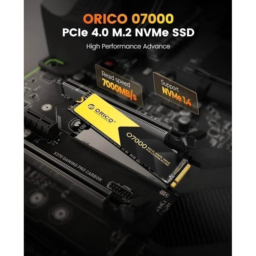 Jual ORICO M.2 NVMe Gen4x4 M.2 PCIe 4.0 SSD 512GB / 1TB / 2TB