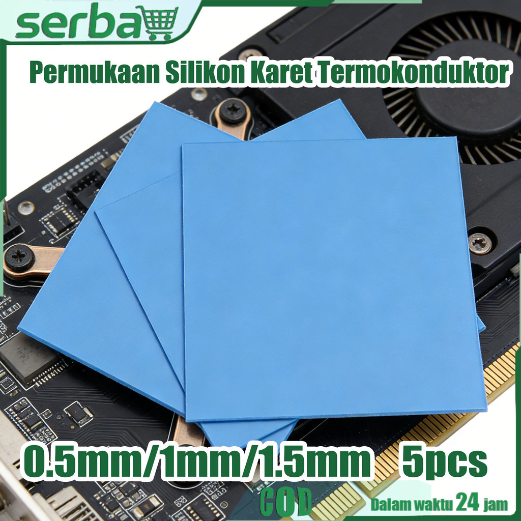 Jual Thermal Cooling Pad Tape 10 cm 0.5mm/ 1 mm/1.5mm CPU GPU Processor ...