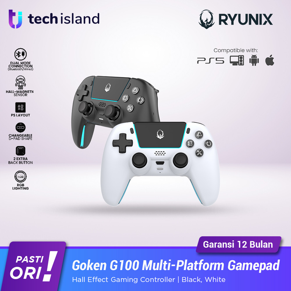 Jual Sades Ryunix Goken G100 Gamepad PS5 Multi Platform Hall Effect ...