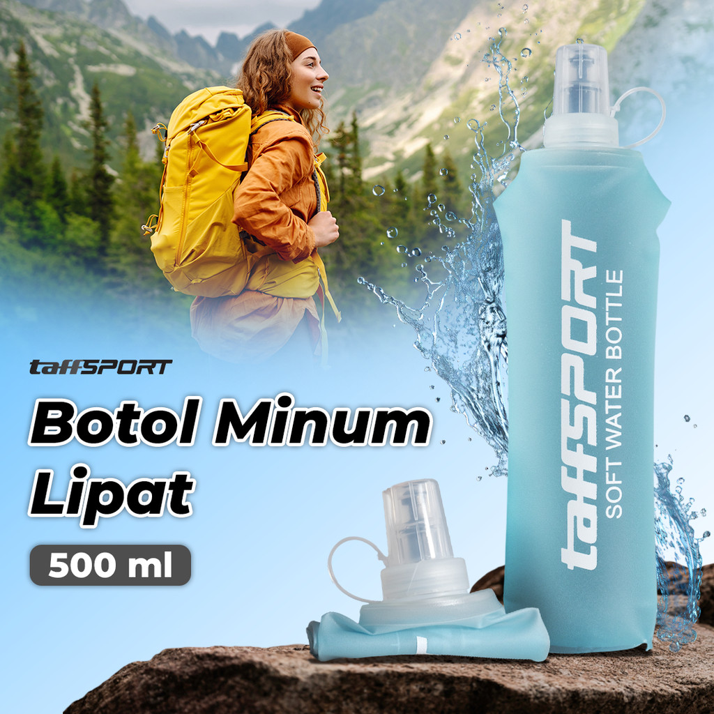 Jual MMX TaffSPORT Botol Minum Lipat Soft Flask Running Water Bottle ...