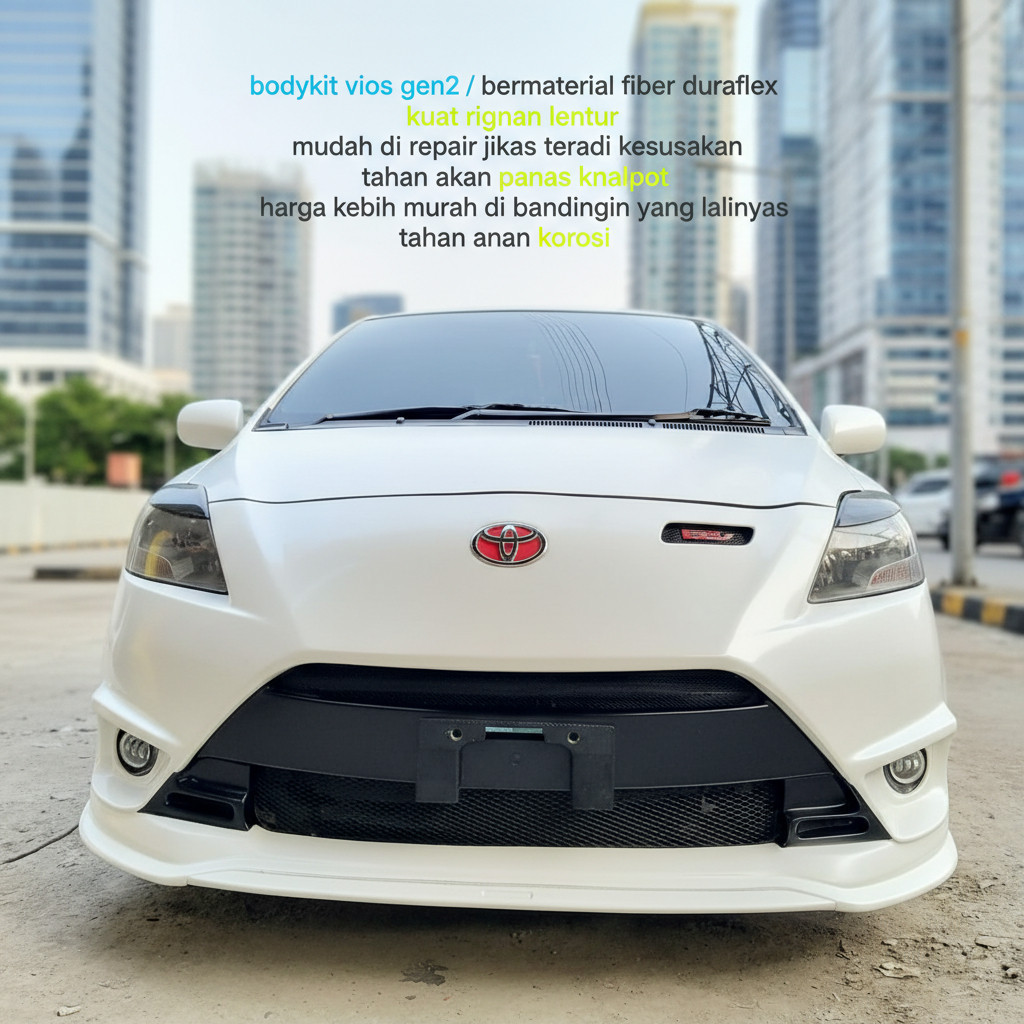 Jual bodikit BODYKIT vios gen2 custom body kit vios 2007 2008 2009 2010 ...
