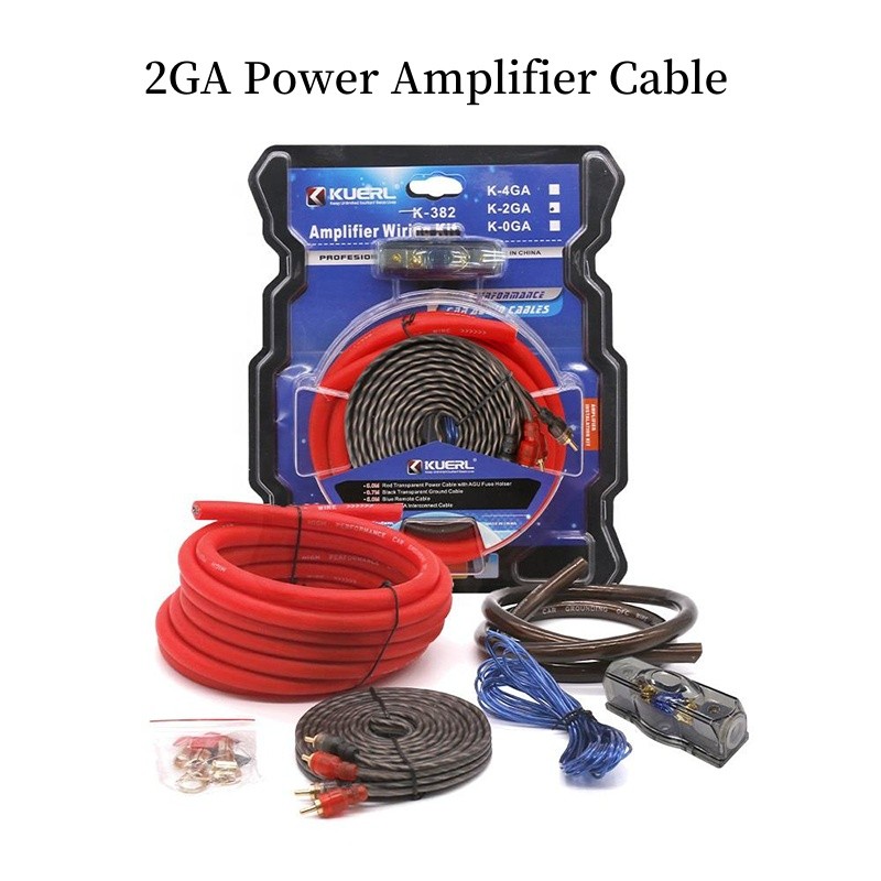 Jual 2GA Car Subwoofer Auo Cable 60 AMP Fuse Wiring Fuse Holder Wire ...