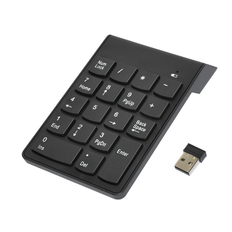 Jual 18 Keys Wired USB 2.4G Mini Digital Number Keypad for IMac MacBook ...