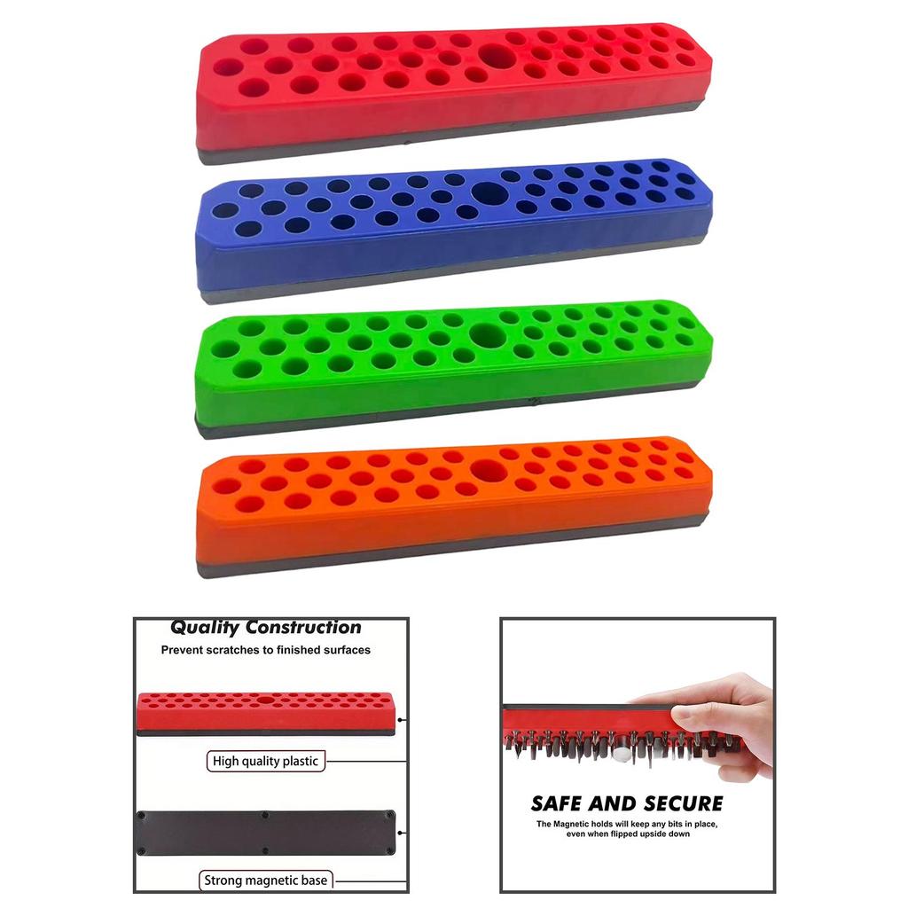 Jual 43 Hole Hex Bit Storage Rack, Performance Sorting Organizer, Bit ...