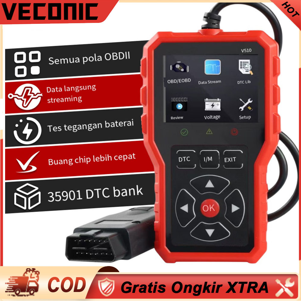 Jual Alat Pembaca Kode Mobil OBD OBD2 Car Code Reader Alat Membaca ...