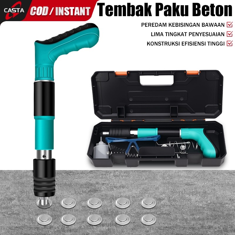 Jual CASTA Pistol Paku Beton Manual Ramset Senyap Dengan Box ...