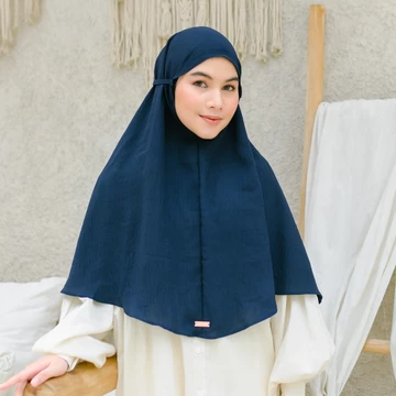 Lozy Hijab Biyya Instan (Hijab Instan Tali Bergo Umroh Crinkle)