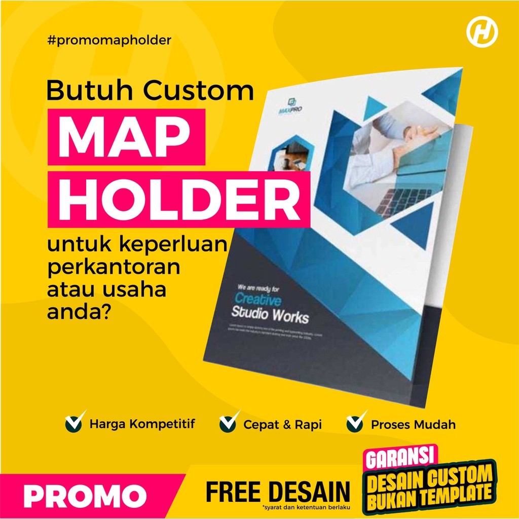 Jual CETAK MAP FOLDER/STOP MAP F4/A4 Map Sekolah / Kantor Custom ...