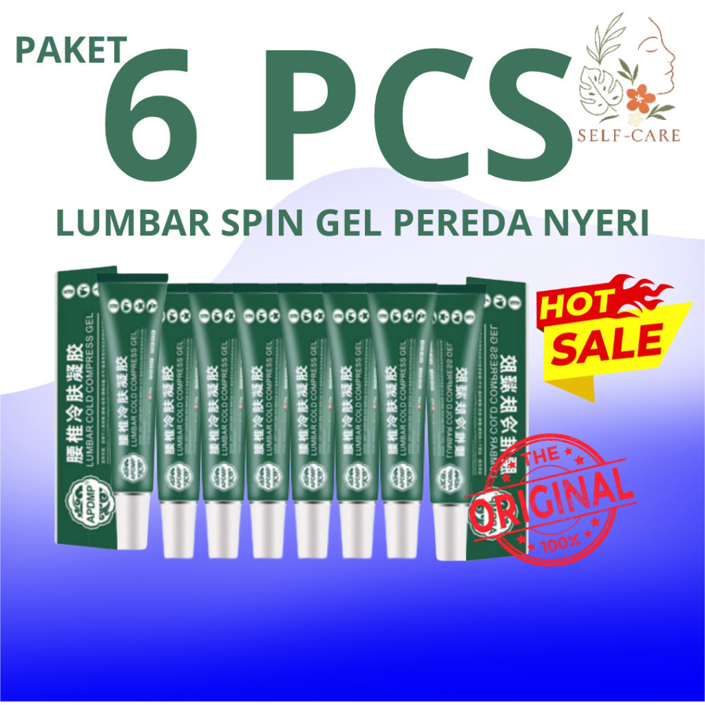 SC- [PAKET DAPAT 6 PCS] Salep Gel Cina Lumbar Original Krim Lutut Pereda Nyeri Otot Pinggang Tulang