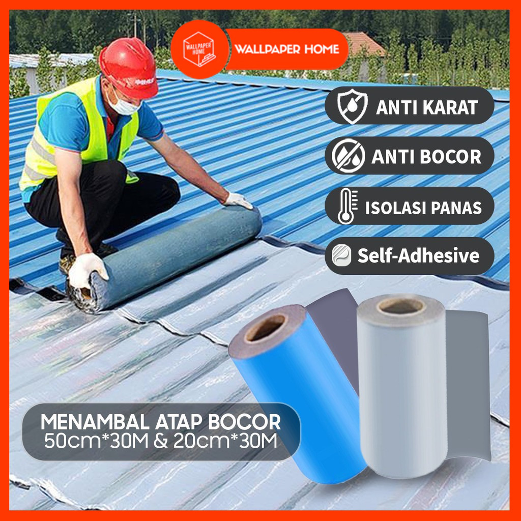 WALLPAPER HOME OFFCIAL STORE - Lakban Aluminium Foil Membran Anti Bocor Atap Rumah Waterproof Anti Air & Anti Karat