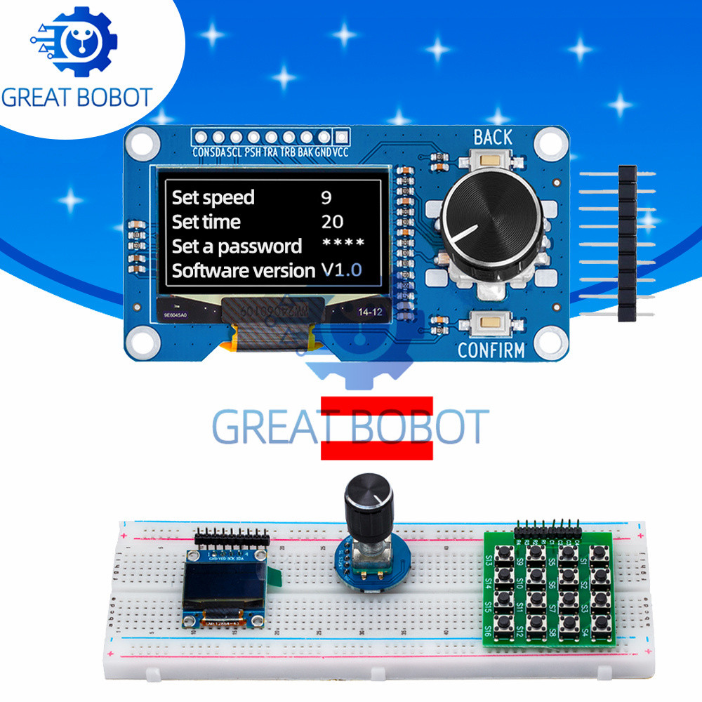 Jual For Arduino-Compatible IIC Interface Module: BS 0.96/1.3 Inch ...