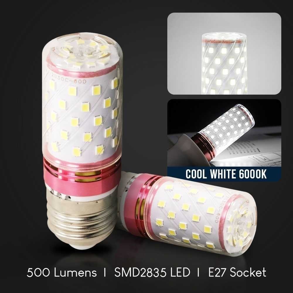 Jual Bohlam LED Corn Light Bulb E27 12W 60 LED Cool White | Lampu ...