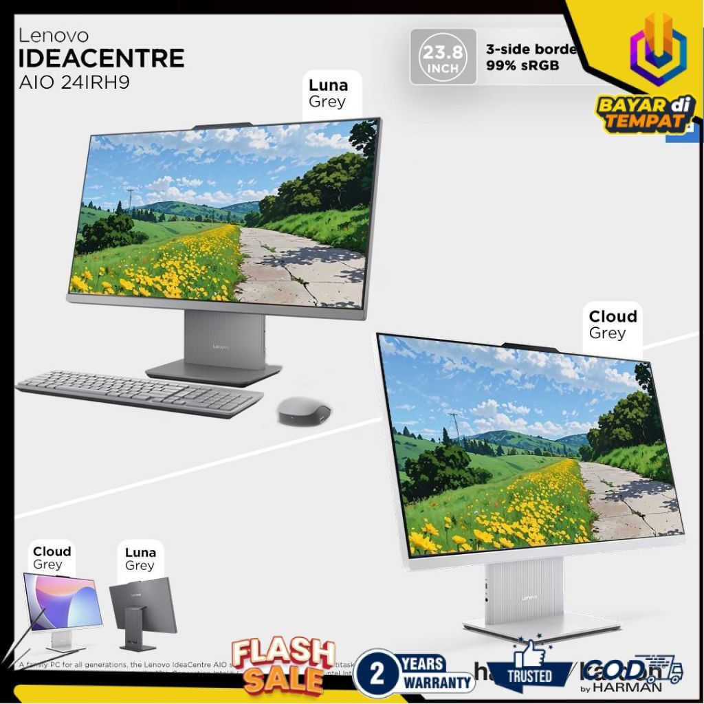 Jual Lenovo AIO GNID Intel Processor U300 8GB 512GB Intel UHD Graphics ...