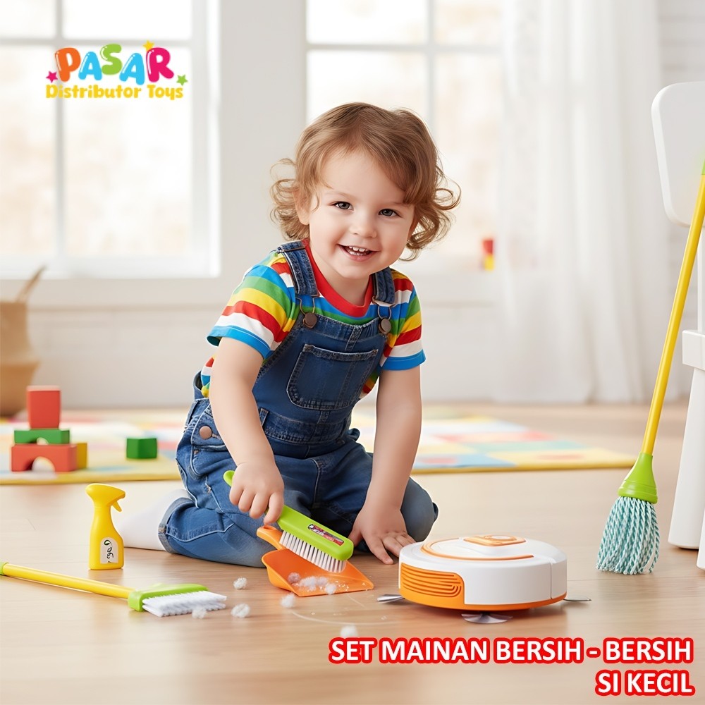 Jual Mainan Anak 7PCS SET CLEANING KIT THS-015 Mainan Edukasi Anak Alat ...
