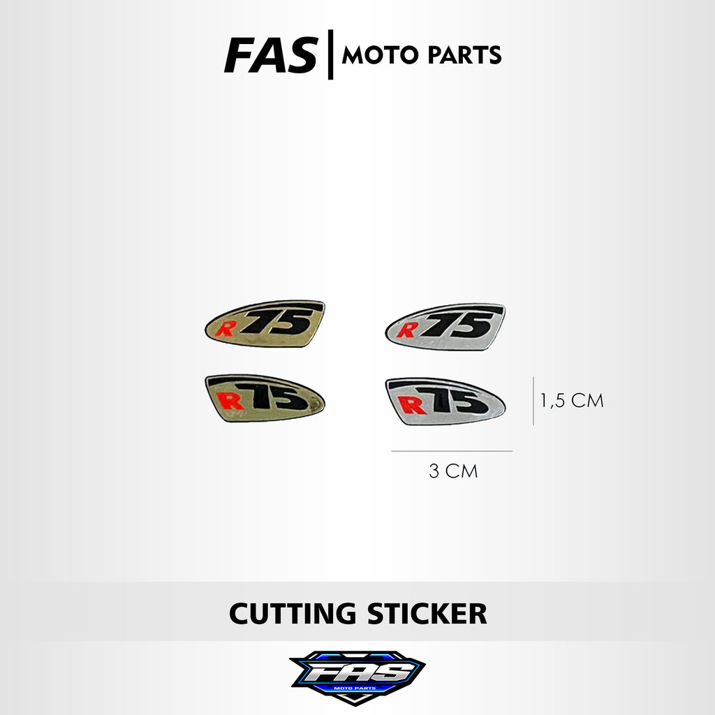 Jual Stiker Visor Helm Arai R75 Chrome Cutting - Oracal Waterproof ...