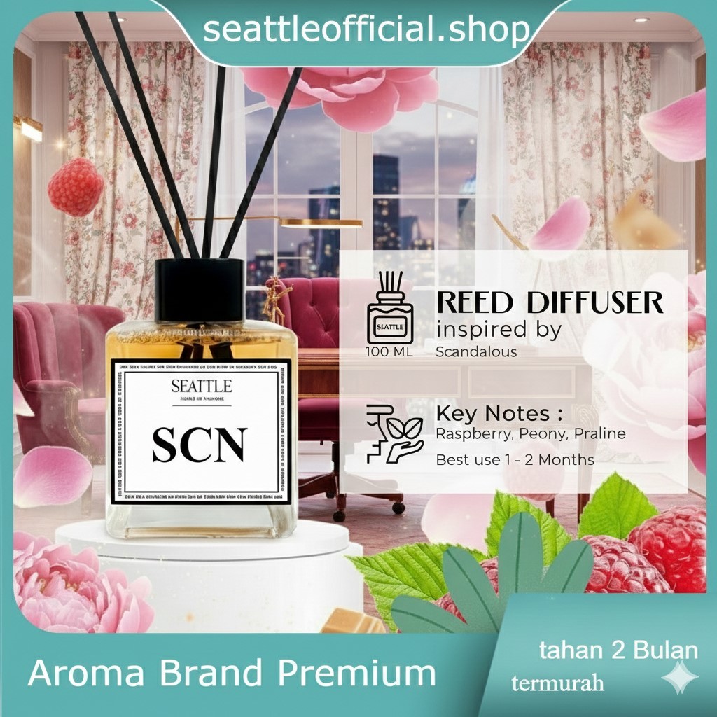 Jual [ LUXURY, SEATTLE & AROMA BRAND ] Seattle Diffuser SCANDALOUS 100 ...