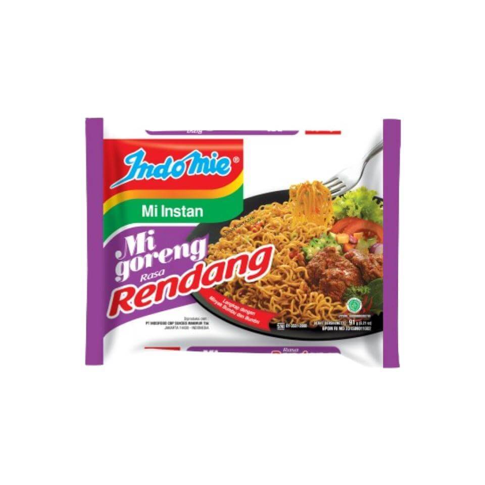 Jual Indomie Mie Instan Goreng Rendang 91 gr | Shopee Indonesia