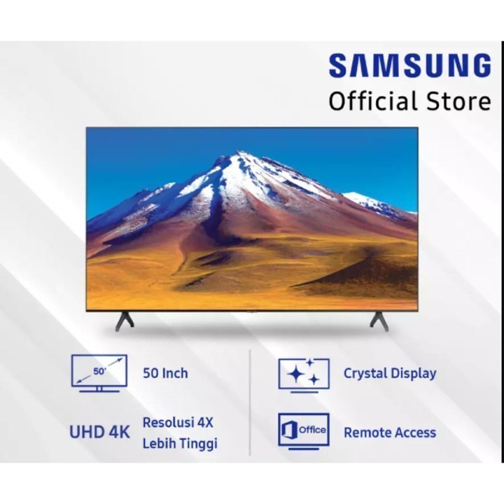 SAMSUNG Crystal UHD 4K Smart TV 50 Inch - UA50TU6900KXXD (2020) - RESMI SAMSUNG