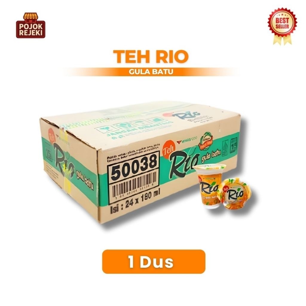 Jual Teh Rio Gula Batu 1 Dus isi 24 Pcs | Shopee Indonesia