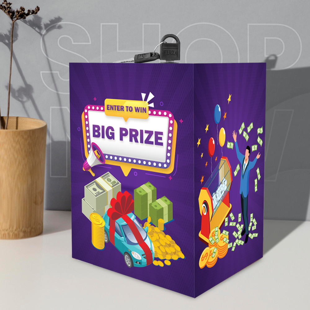 Jual Kotak Undian MDF Big Prize Desain Menarik / Box Undian Doorprize ...