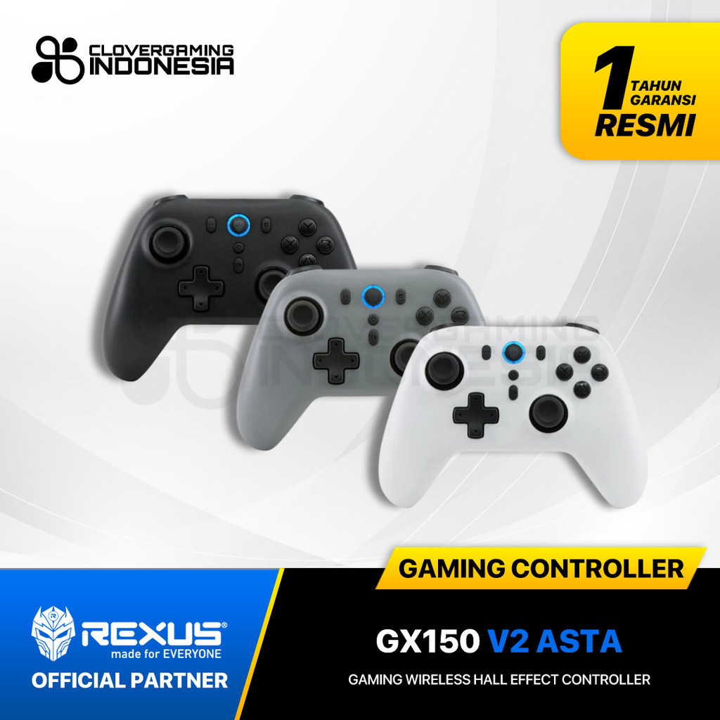 Jual Rexus ASTA GX150 / GX-150 V2 Wireless Bluetooth Gamepad Triple ...
