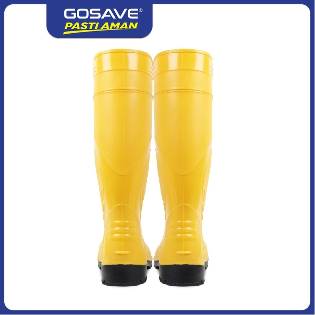 Jual GOSAVE Sepatu Boot Safety Teralion Steel Toe Cap Anti Slip Tahan ...