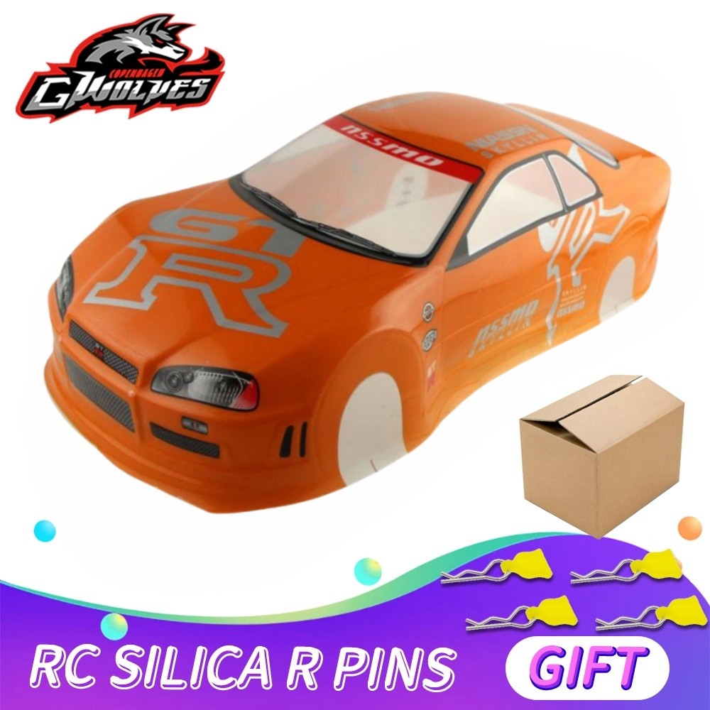 Jual 1/10 RC Car Body Shell 190/195/200mm Width PVC RC Shell 257/260mm ...