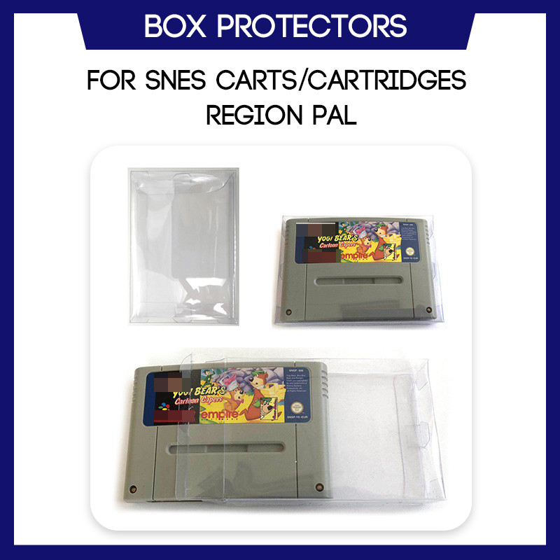 Jual Box Protector For SNES For Super Nintendo Cart Cartridge Region ...