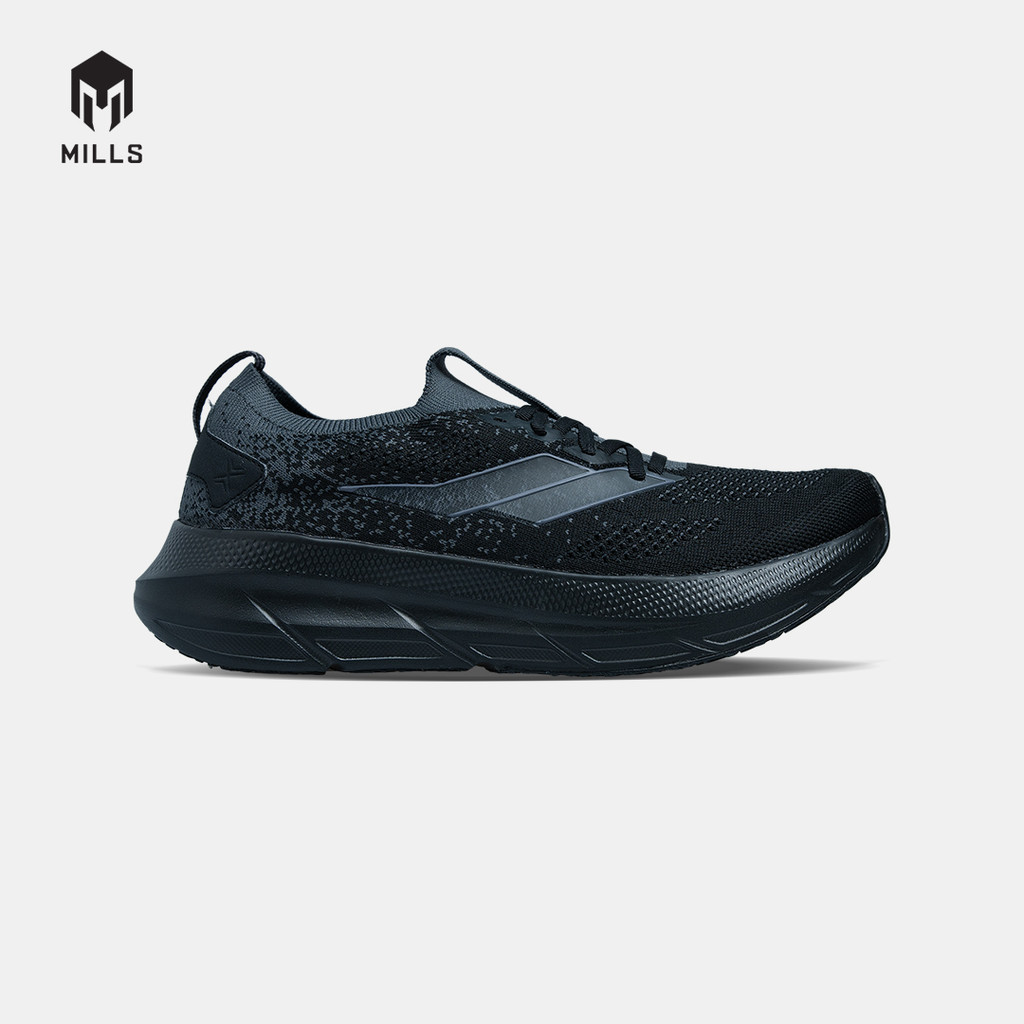 Jual MILLS SEPATU LARI RUNNING SHOES ENERMAX NANOKNIT M2 BLACK/DK.GREY ...