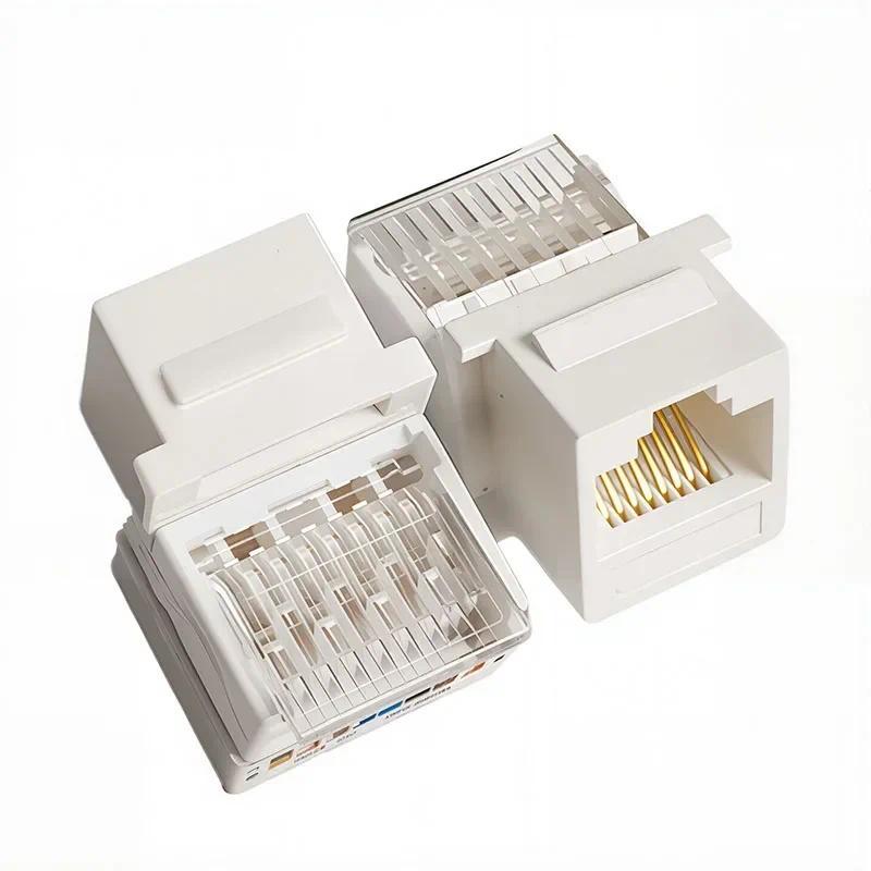 Jual 10PCS Cat5e Keystone Jack ToolLess Adapter Internet Network ...