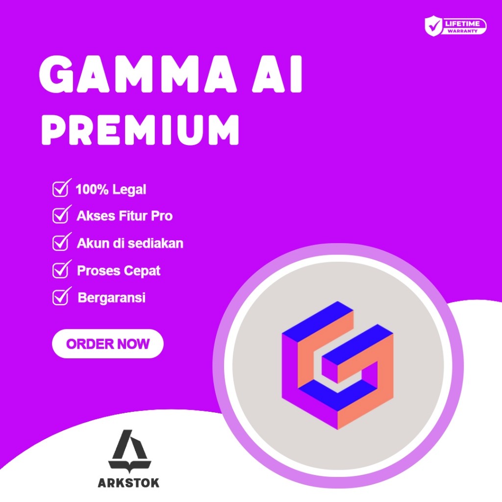 Gamma App Pro 1 Bulan Original - Presentation Ai