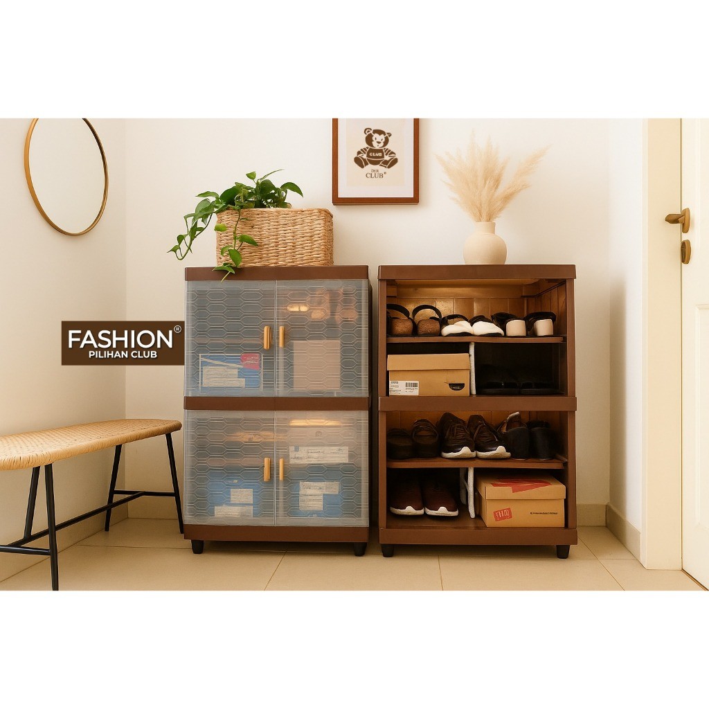 Jual CLUB Fashion Pro Shoe Rack - Box Penyimpanan Sepatu Plastik ...