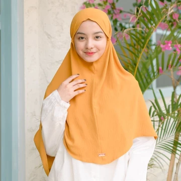 Lozy Hijab Biyya Instan (Hijab Instan Tali Bergo Umroh Crinkle)