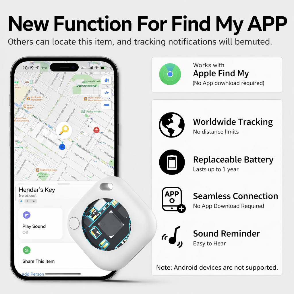 Jual EZTECH Smart Tag Smartag Z1 GPS Locator Bluetooth iOS Support Only ...