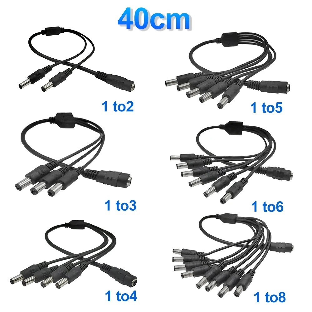 Jual Kabel Splitter Cabang DC Power Adaptor Adapter Female To Dual ...