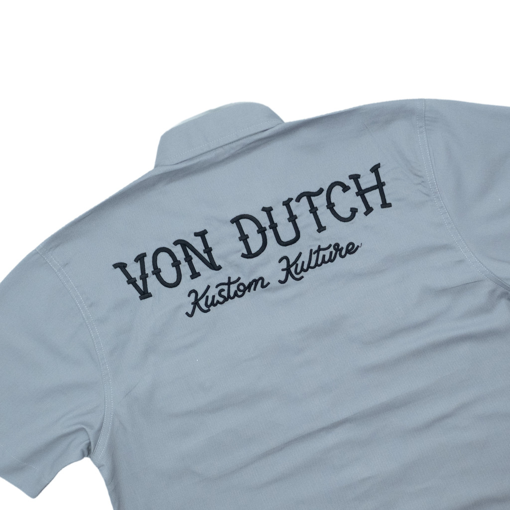 Jual Von Dutch Workshirt 1668 Grey | Shopee Indonesia