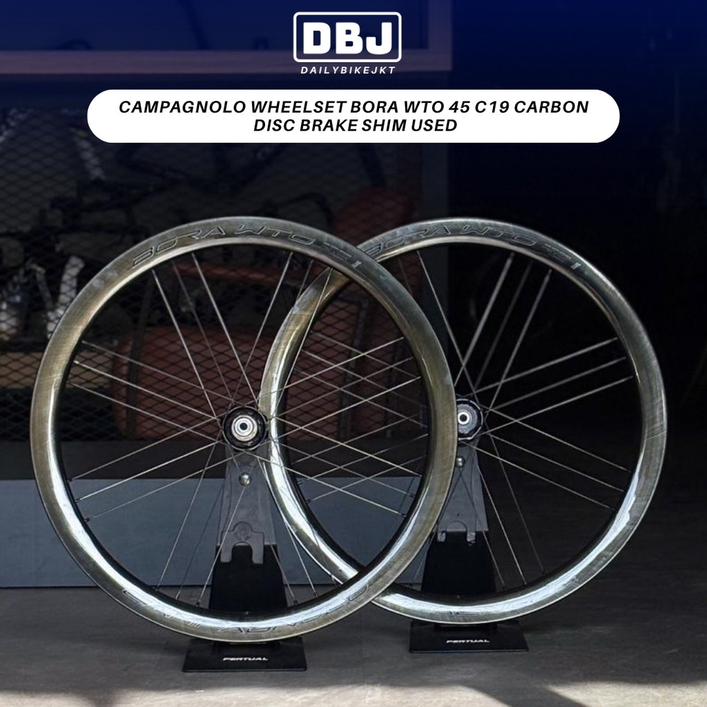 Jual CAMPAGNOLO WHEELSET BORA WTO 45 C19 CARBON DISC BRAKE SHIM